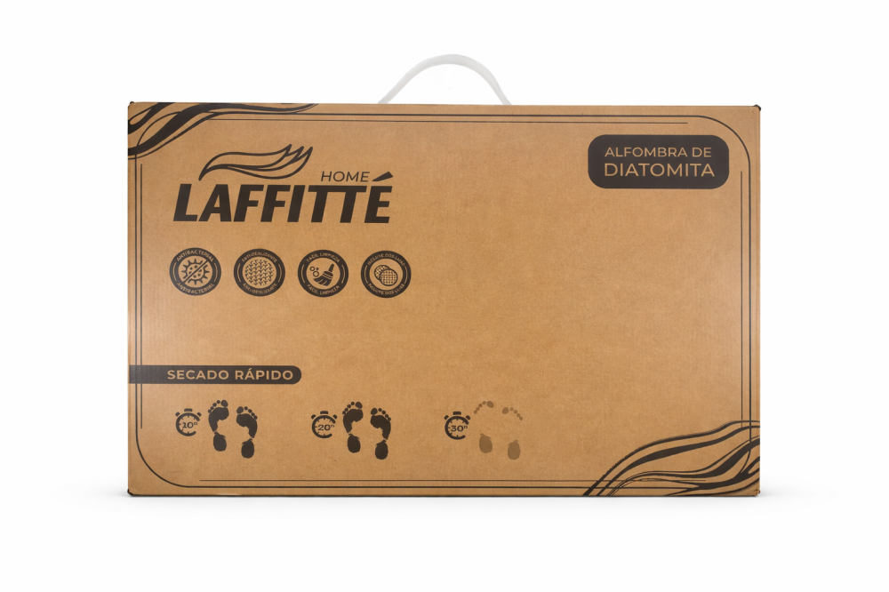 ALFOMBRA DIATOMITA CON DISEÑO 40X60CM LAFFITTÉ